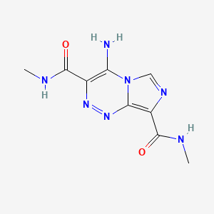 4-amino-N,N'-dimethylimidazo[5,1-c][1,2,4]triazine-3,8-dicarboxamide