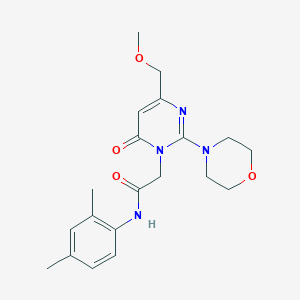 N-(2,4-dimethylphenyl)-2-[4-(methoxymethyl)-2-(morpholin-4-yl)-6-oxopyrimidin-1(6H)-yl]acetamide