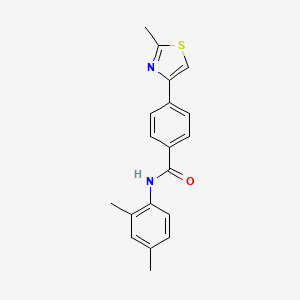 N-(2,4-dimethylphenyl)-4-(2-methyl-1,3-thiazol-4-yl)benzamide