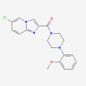 (6-Chloroimidazo[1,2-a]pyridin-2-yl)[4-(2-methoxyphenyl)piperazin-1-yl]methanone