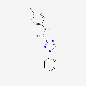 N,1-bis(4-methylphenyl)-1H-1,2,4-triazole-3-carboxamide