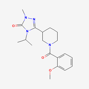 4-isopropyl-5-[1-(2-methoxybenzoyl)-3-piperidyl]-2-methyl-2,4-dihydro-3H-1,2,4-triazol-3-one