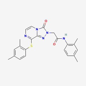 N-(2,4-dimethylphenyl)-2-{8-[(2,4-dimethylphenyl)sulfanyl]-3-oxo[1,2,4]triazolo[4,3-a]pyrazin-2(3H)-yl}acetamide