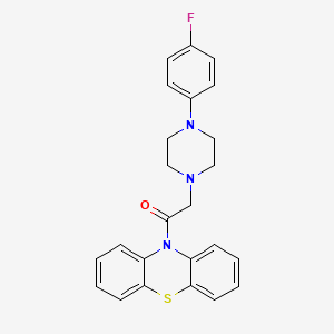 2-[4-(4-fluorophenyl)piperazin-1-yl]-1-(10H-phenothiazin-10-yl)ethanone