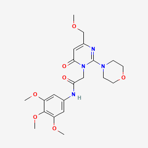 2-[4-(methoxymethyl)-2-(morpholin-4-yl)-6-oxopyrimidin-1(6H)-yl]-N-(3,4,5-trimethoxyphenyl)acetamide