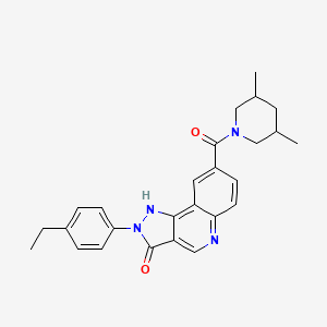 N-(2-fluorophenyl)-2-(4-morpholin-4-yl-1-oxophthalazin-2(1H)-yl)acetamide