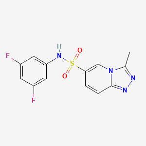 N-(3,5-difluorophenyl)-3-methyl[1,2,4]triazolo[4,3-a]pyridine-6-sulfonamide