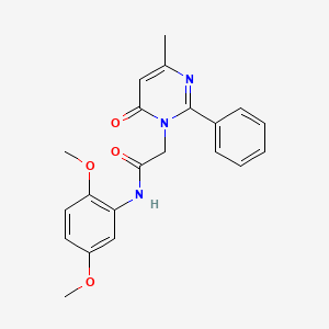 N-(2,5-dimethoxyphenyl)-2-(4-methyl-6-oxo-2-phenylpyrimidin-1(6H)-yl)acetamide