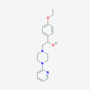 1-(4-Ethoxyphenyl)-2-[4-(pyridin-2-yl)piperazin-1-yl]ethanol