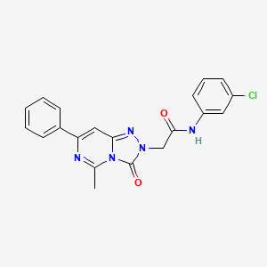 N-(3-chlorophenyl)-2-(5-methyl-3-oxo-7-phenyl[1,2,4]triazolo[4,3-c]pyrimidin-2(3H)-yl)acetamide