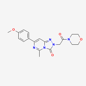 7-(4-methoxyphenyl)-5-methyl-2-[2-(morpholin-4-yl)-2-oxoethyl][1,2,4]triazolo[4,3-c]pyrimidin-3(2H)-one