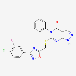 N-(2,5-dimethylphenyl)-2-ethyl-5-[5-(trifluoromethyl)isoxazol-3-yl]benzenesulfonamide