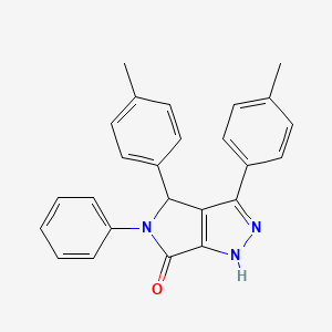 3,4-bis(4-methylphenyl)-5-phenyl-4,5-dihydropyrrolo[3,4-c]pyrazol-6(1H)-one