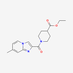 Ethyl 1-[(7-methylimidazo[1,2-a]pyridin-2-yl)carbonyl]piperidine-4-carboxylate