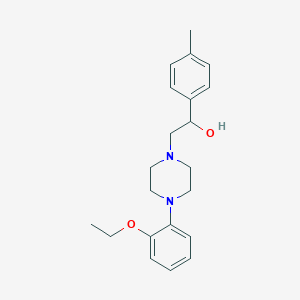 2-[4-(2-Ethoxyphenyl)piperazin-1-yl]-1-(4-methylphenyl)ethanol