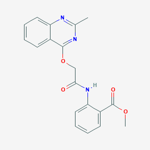 Methyl 2-({[(2-methylquinazolin-4-yl)oxy]acetyl}amino)benzoate