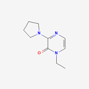 1-Ethyl-3-(pyrrolidin-1-YL)-1,2-dihydropyrazin-2-one