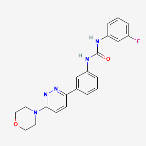 1-(3-Fluorophenyl)-3-(3-(6-morpholinopyridazin-3-yl)phenyl)urea