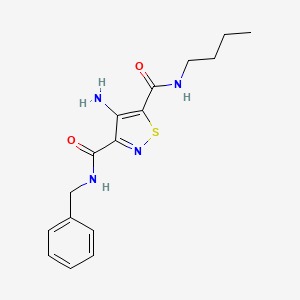 4-amino-N~3~-benzyl-N~5~-butyl-1,2-thiazole-3,5-dicarboxamide