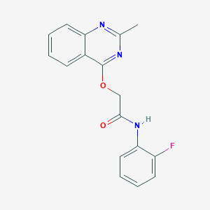 N-(2-fluorophenyl)-2-[(2-methylquinazolin-4-yl)oxy]acetamide