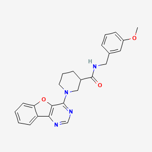 1-([1]benzofuro[3,2-d]pyrimidin-4-yl)-N-(3-methoxybenzyl)piperidine-3-carboxamide