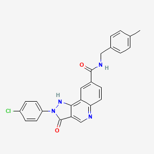 1-[(3,5-Difluorophenyl)sulfonyl]-4-[5-(2-methylphenyl)-1,2,4-oxadiazol-3-yl]piperidine