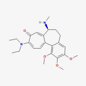 molecular formula C24H32N2O4 B11197875 (7S)-10-(diethylamino)-1,2,3-trimethoxy-7-(methylamino)-6,7-dihydrobenzo[a]heptalen-9(5H)-one 