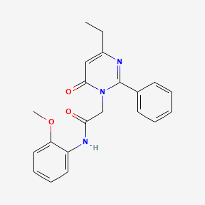 2-(4-ethyl-6-oxo-2-phenylpyrimidin-1(6H)-yl)-N-(2-methoxyphenyl)acetamide