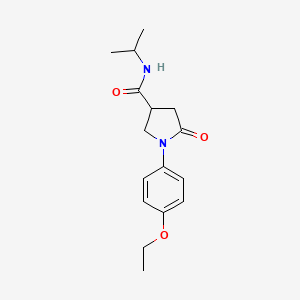 1-(4-ethoxyphenyl)-5-oxo-N-(propan-2-yl)pyrrolidine-3-carboxamide