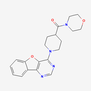 [1-([1]Benzofuro[3,2-d]pyrimidin-4-yl)piperidin-4-yl](morpholin-4-yl)methanone