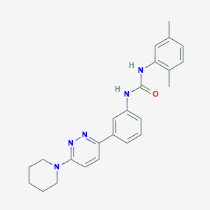 1-(2,5-Dimethylphenyl)-3-(3-(6-(piperidin-1-yl)pyridazin-3-yl)phenyl)urea