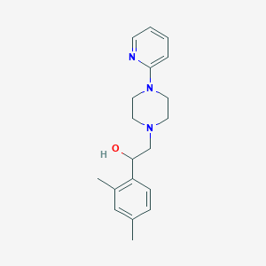 1-(2,4-Dimethylphenyl)-2-(4-(pyridin-2-yl)piperazin-1-yl)ethanol