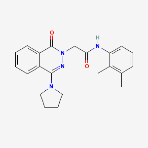 N-(2,3-dimethylphenyl)-2-(1-oxo-4-(pyrrolidin-1-yl)phthalazin-2(1H)-yl)acetamide