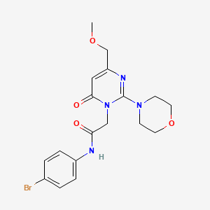 N-(4-bromophenyl)-2-[4-(methoxymethyl)-2-(morpholin-4-yl)-6-oxopyrimidin-1(6H)-yl]acetamide