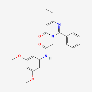 N-(3,5-dimethoxyphenyl)-2-(4-ethyl-6-oxo-2-phenylpyrimidin-1(6H)-yl)acetamide