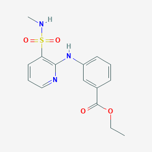 Ethyl 3-{[3-(methylsulfamoyl)pyridin-2-YL]amino}benzoate