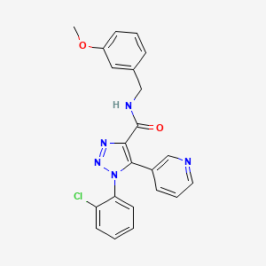 1-(2-chlorophenyl)-N-(3-methoxybenzyl)-5-(pyridin-3-yl)-1H-1,2,3-triazole-4-carboxamide