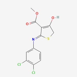 Methyl 2-[(3,4-dichlorophenyl)amino]-4-oxo-4,5-dihydrothiophene-3-carboxylate