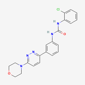 1-(2-Chlorophenyl)-3-(3-(6-morpholinopyridazin-3-yl)phenyl)urea