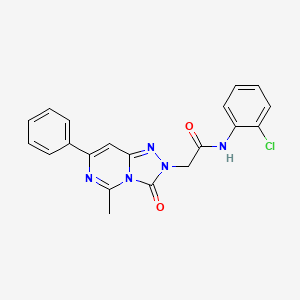 N-(2-chlorophenyl)-2-(5-methyl-3-oxo-7-phenyl[1,2,4]triazolo[4,3-c]pyrimidin-2(3H)-yl)acetamide