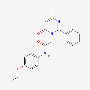 N-(4-ethoxyphenyl)-2-(4-methyl-6-oxo-2-phenylpyrimidin-1(6H)-yl)acetamide