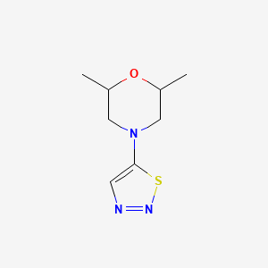 2,6-Dimethyl-4-(1,2,3-thiadiazol-5-yl)morpholine