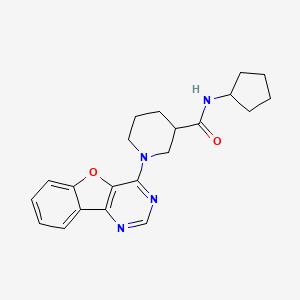 1-([1]benzofuro[3,2-d]pyrimidin-4-yl)-N-cyclopentylpiperidine-3-carboxamide