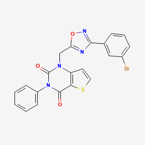 N-{2-[4-(2-fluorophenyl)piperazin-1-yl]ethyl}-3-(4-piperidin-1-ylphenyl)-1,2,4-oxadiazole-5-carboxamide