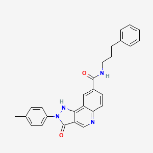 2-(4-morpholin-4-yl-1-oxophthalazin-2(1H)-yl)-N-[4-(trifluoromethyl)phenyl]acetamide