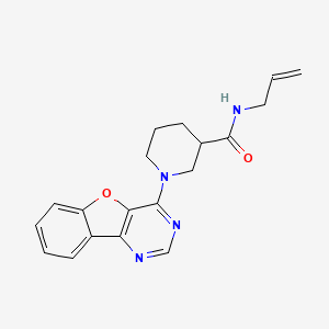 1-([1]benzofuro[3,2-d]pyrimidin-4-yl)-N-(prop-2-en-1-yl)piperidine-3-carboxamide