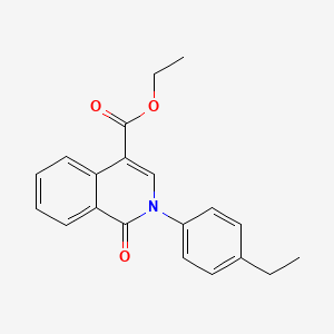 Ethyl 2-(4-ethylphenyl)-1-oxo-1,2-dihydroisoquinoline-4-carboxylate