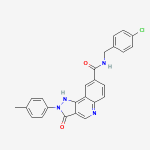 1-[5-(butyrylamino)pyridin-2-yl]-N-cyclopentylpiperidine-4-carboxamide