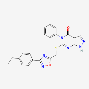 5-(phenylsulfonyl)-N-(5,6,7,8-tetrahydronaphthalen-1-yl)thiophene-2-carboxamide