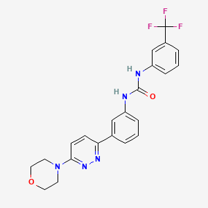 1-(3-(6-Morpholinopyridazin-3-yl)phenyl)-3-(3-(trifluoromethyl)phenyl)urea